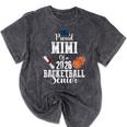 Proud MIMI Of 2026 Basketball Senior Class Graduation Mineral Wash Tshirts Mineral Black