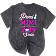 Proud MIMI Of A Class 2019 Senior Tshirt Graduation Mineral Wash Tshirts Mineral Black