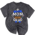 Proud Mom Of A 2018 Graduate Graduation Grad Mineral Wash Tshirts Mineral Black