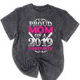 Proud Mom Of 2019 Graduate Class 2019 Tshirt Graduation Mineral Wash Tshirts Mineral Black