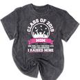 Proud Mom Of A Class Of 2019 Graduate TShirt Graduation Mineral Wash Tshirts Mineral Black