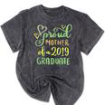 Proud Mother Of a 2019 Graduate Graduation T-Shirt Mineral Wash Tshirts Mineral Black