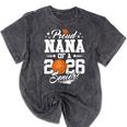 Proud Nana Of A 2026 Senior Basketball Graduation Mineral Wash Tshirts Mineral Black