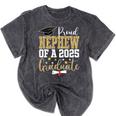 Proud Nephew Of A 2025 Graduate Nephew Graduation 2025 Mineral Wash Tshirts Mineral Black