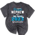 Proud Nephew Of 3rd Grade Graduate 2023 Graduation Family Mineral Wash Tshirts Mineral Black