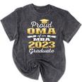 Proud OMA Of 2023 Class MBA Graduate Family Graduation Mineral Wash Tshirts Mineral Black