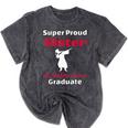Proud Sister Of 2018 Graduate Dabbing Graduation Mineral Wash Tshirts Mineral Black