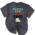 Proud Summa Cum Laude Grad College Graduation T-Shirt Mineral Wash Tshirts Mineral Black