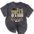 Proud Uncle Of A 2025 Graduate Uncle Graduation 2025 Mineral Wash Tshirts Mineral Black