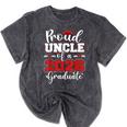 Proud Uncle Of A 2026 Graduate Senior Family Graduation Mineral Wash Tshirts Mineral Black