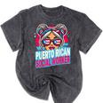 Puerto Rican Latina Social Worker MSW Masters Graduation Mineral Wash Tshirts Mineral Black