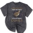 Quail Bird Lover Introvert Quail Mineral Wash Tshirts Mineral Black Quail Bird Lover Introvert Quail Mineral Wash Tshirts Mineral Black