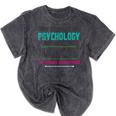 Qualified Psychologist PhD PsyD Shirt Graduation Mineral Wash Tshirts Mineral Black