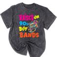 Raised On 90s Boy Bands Nostalgia Love Women Men Mineral Wash Tshirts Mineral Black Raised On 90s Boy Bands Nostalgia Love Women Men Mineral Wash Tshirts Mineral Black