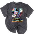 Rare Aesthetic Retro Nostalgia Y2K Vibes Mineral Wash Tshirts Mineral Black