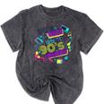 Retro 1980s 80's Baby 1990s 90's Made Me Vaporwave Nostalgia Mineral Wash Tshirts Mineral Black