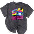 Retro Cassette Vintage 80s Nostalgia Mineral Wash Tshirts Mineral Black Retro Cassette Vintage 80s Nostalgia Mineral Wash Tshirts Mineral Black