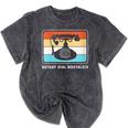 Retro Rotary Dial Nostalgia Dial Phone Mineral Wash Tshirts Mineral Black