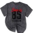 Reunion 1985 Matching Graduation High School Class Of 1985 Mineral Wash Tshirts Mineral Black