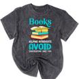 Sarcastic Books Anti Social Introvert Book Conversation Mineral Wash Tshirts Mineral Black Sarcastic Books Anti Social Introvert Book Conversation Mineral Wash Tshirts Mineral Black