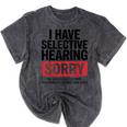 Sarcastic Sayings Introvert I Have Selective Hearing Mineral Wash Tshirts Mineral Black Sarcastic Sayings Introvert I Have Selective Hearing Mineral Wash Tshirts Mineral Black