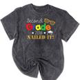 Second 2nd Grade 2018 Nailed It Graduation Shirt Mineral Wash Tshirts Mineral Black