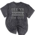 See Ya Elementary School Graduation Shirt Mineral Wash Tshirts Mineral Black