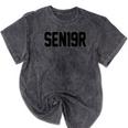 SEN19R Senior 2019 High School Graduation Party T-Shirt Mineral Wash Tshirts Mineral Black