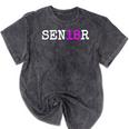 Senior 2018 TShirt Graduation Class Of 2018 Tee Shirt Mineral Wash Tshirts Mineral Black