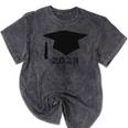 SENIOR 2025 Cute Graduation Class Of 2025 Graduate Mineral Wash Tshirts Mineral Black