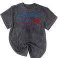 Senior 2026 Class Of 2026 Seniors Graduation 2026 USA Mineral Wash Tshirts Mineral Black
