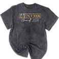 Senior 2026 Graduation My Last First Day Of Class Of 2026 Mineral Wash Tshirts Mineral Black