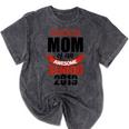 Senior Class Of 2019 Tshirt Graduation Awesome Mom Mineral Wash Tshirts Mineral Black