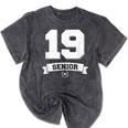 Senior Class Of 2019 Graduation School College Mineral Wash Tshirts Mineral Black