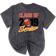 Senior Class Of 2019 Tshirt Graduation Students Football Mineral Wash Tshirts Mineral Black