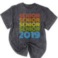 SENIOR CLASS 2019 T SHIRT High School Graduation Mineral Wash Tshirts Mineral Black
