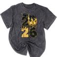 Senior Class Of 2026 Senior Girl Graduation Cap Coquette Bow Mineral Wash Tshirts Mineral Black