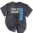 Senior Class Of 2026 Graduation 2026 Mineral Wash Tshirts Mineral Black