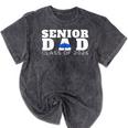 Senior Dad 2026 Class Of 2026 Graduation Mineral Wash Tshirts Mineral Black