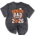Senior Dad Class Of 2026 Graduate Basketball Graduation 2026 Mineral Wash Tshirts Mineral Black