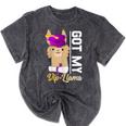 Senior Graduation TShirt 2019 Got My Diploma Llama Pun Shirt Mineral Wash Tshirts Mineral Black