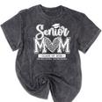 Senior Mom Class Of 2026 Senior Mama 2026 Graduation Leopard Premium Tri-Blend Mineral Wash Tshirts Mineral Black