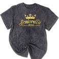 Seniorella 2018 T Shirt Senior Class Of 2018 Graduation Mineral Wash Tshirts Mineral Black