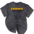Sign My Shirt Graduate I Sign Sign School Graduation Mineral Wash Tshirts Mineral Black