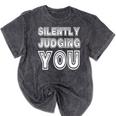 Silently Judging You Anti-Social Introvert Mineral Wash Tshirts Mineral Black Silently Judging You Anti-Social Introvert Mineral Wash Tshirts Mineral Black