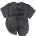 Silly Stay Away From Me WIZARDRY COLLEGE Introvert Mineral Wash Tshirts Mineral Black