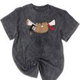 Sloth Graduation Shirt Cute Animal Diploma Grad Mineral Wash Tshirts Mineral Black
