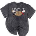 Sloth Graduation Shirt I Did It Diploma Grad Mineral Wash Tshirts Mineral Black