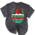 Snow Christmas Introvert Team Introverted Introvert Xmas Mineral Wash Tshirts Mineral Black