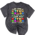 So Long 1st Grade 2nd Grade Here I Come Graduation 2022 Mineral Wash Tshirts Mineral Black